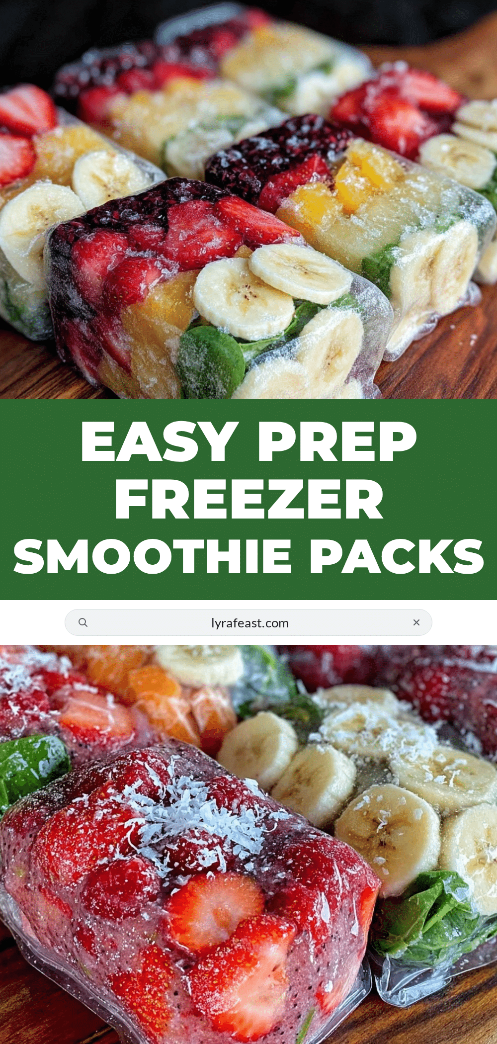 easy freezer smoothie packs recipe