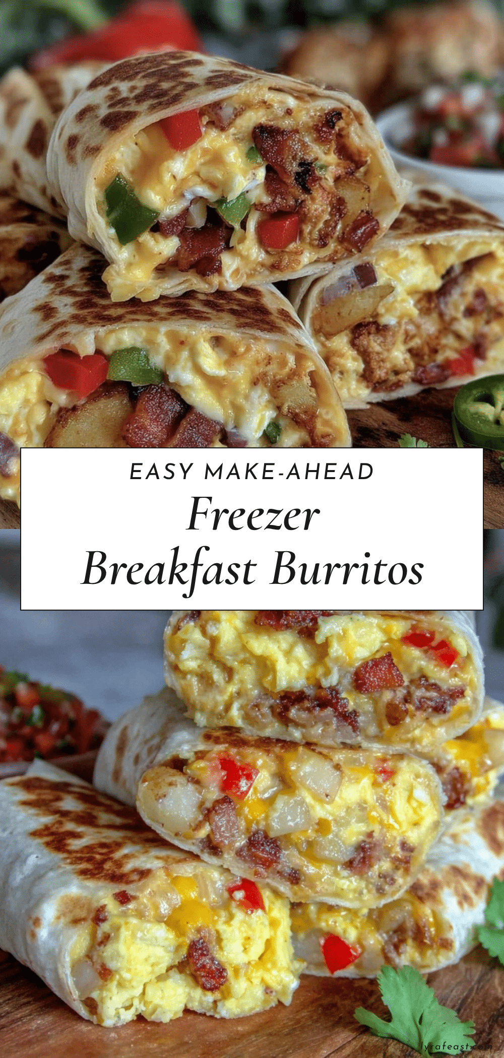 easy make-ahead freezer breakfast burritos recipe
