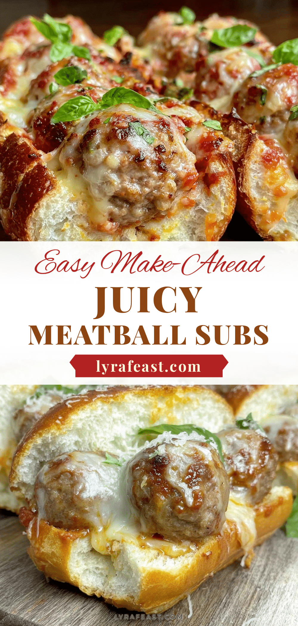 easy make-ahead meatball subs recipe