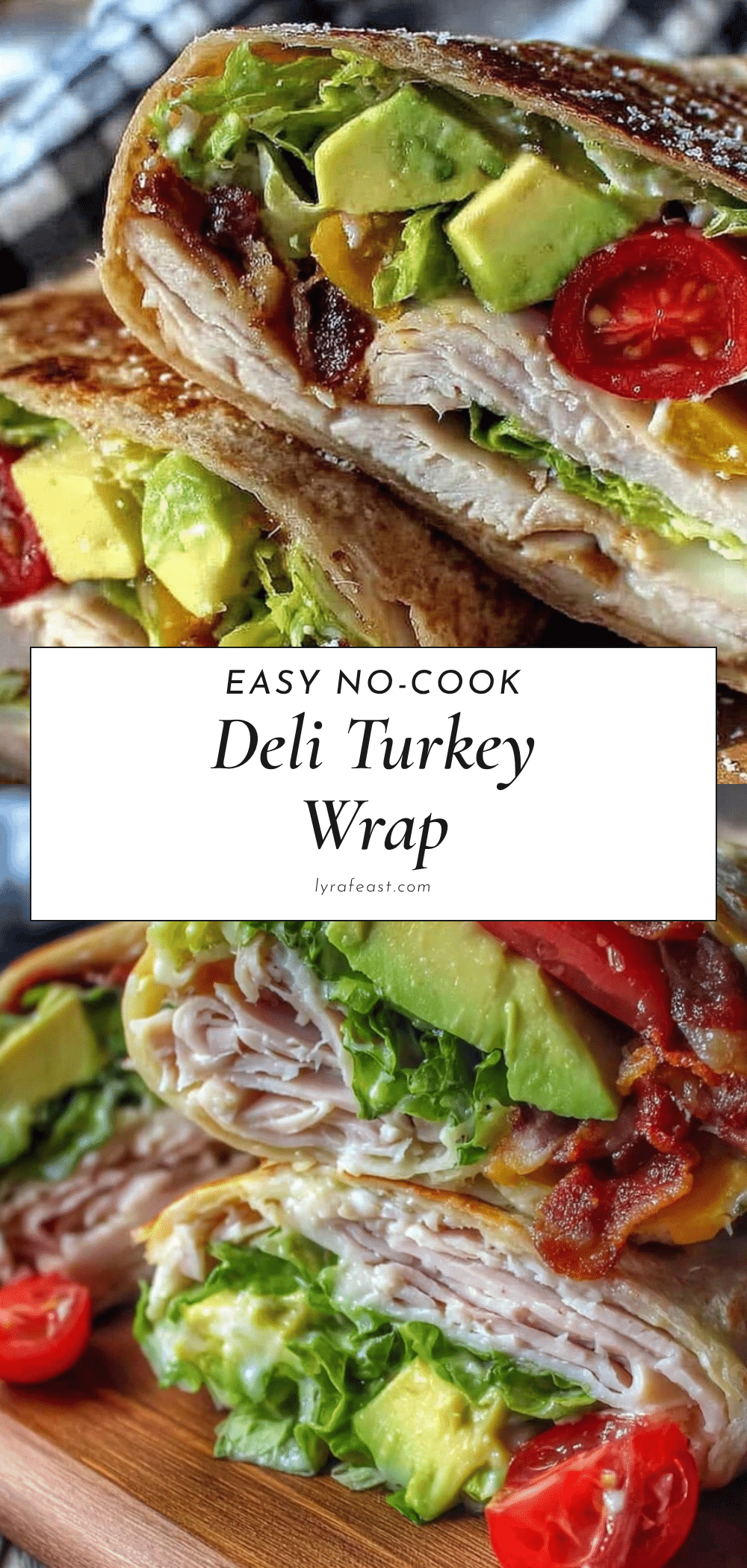 easy no-cook deli turkey wrap recipe