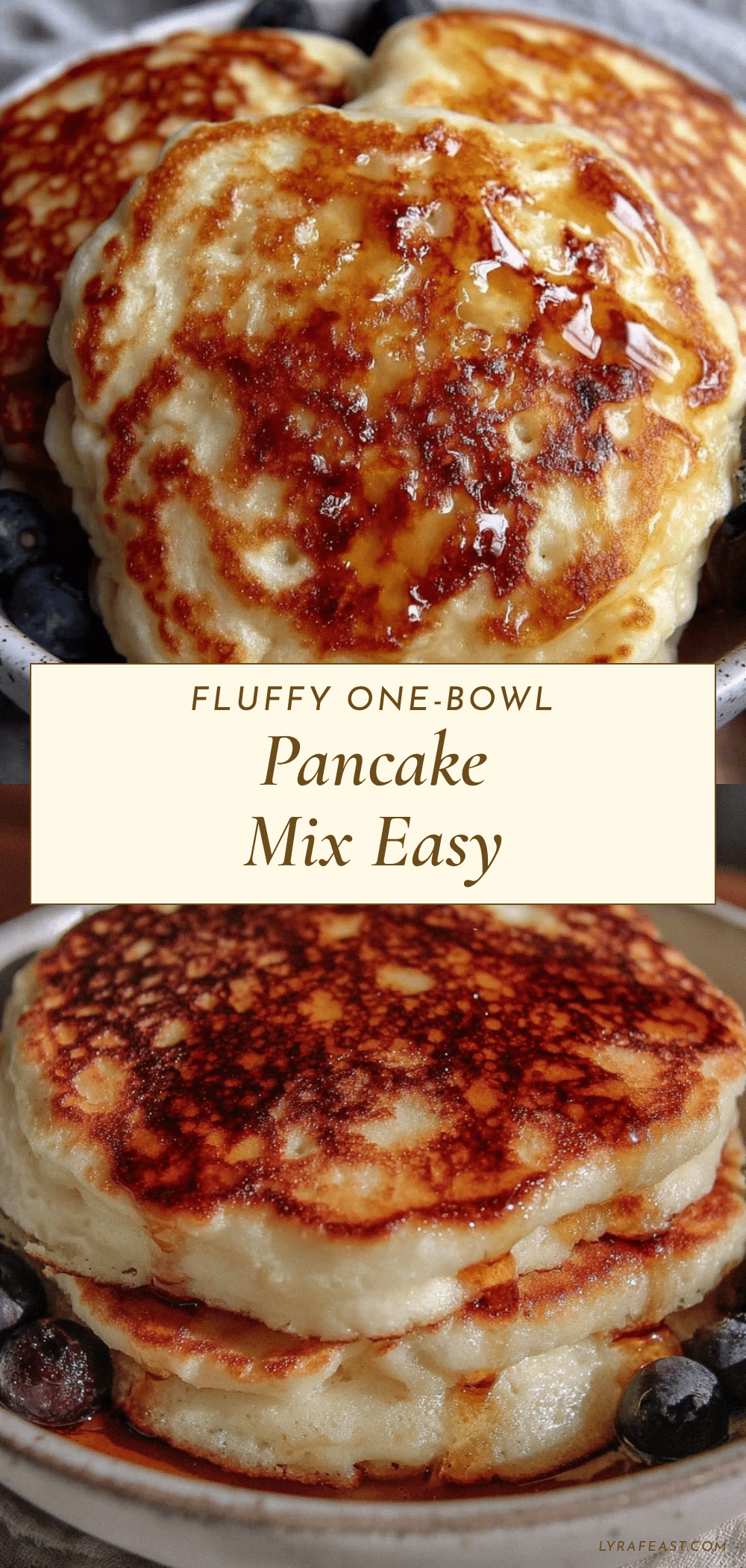 easy one-bowl pancake mix recipe