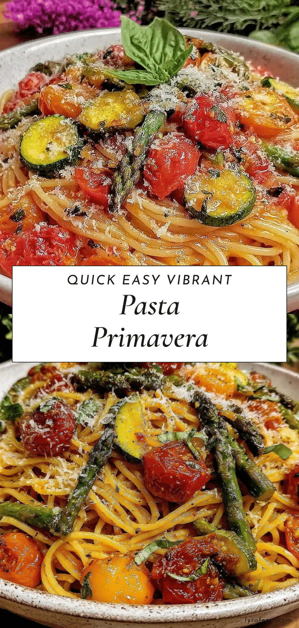 easy pasta primavera recipe