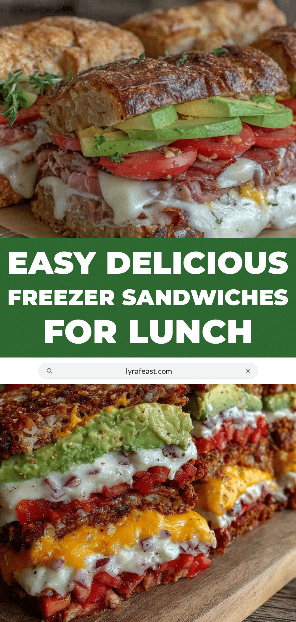 freezer sandwiches recipe
