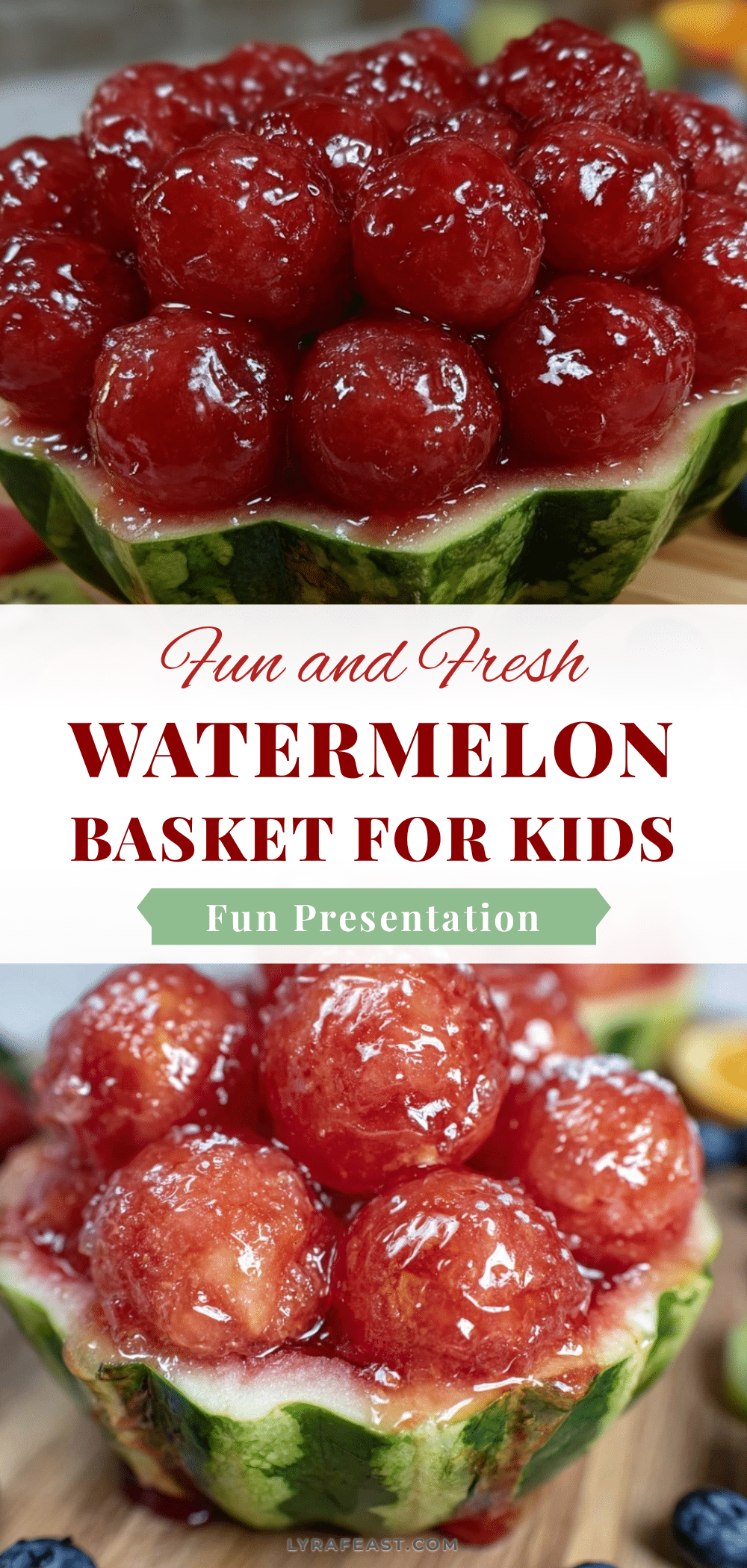 fresh budget watermelon basket recipe