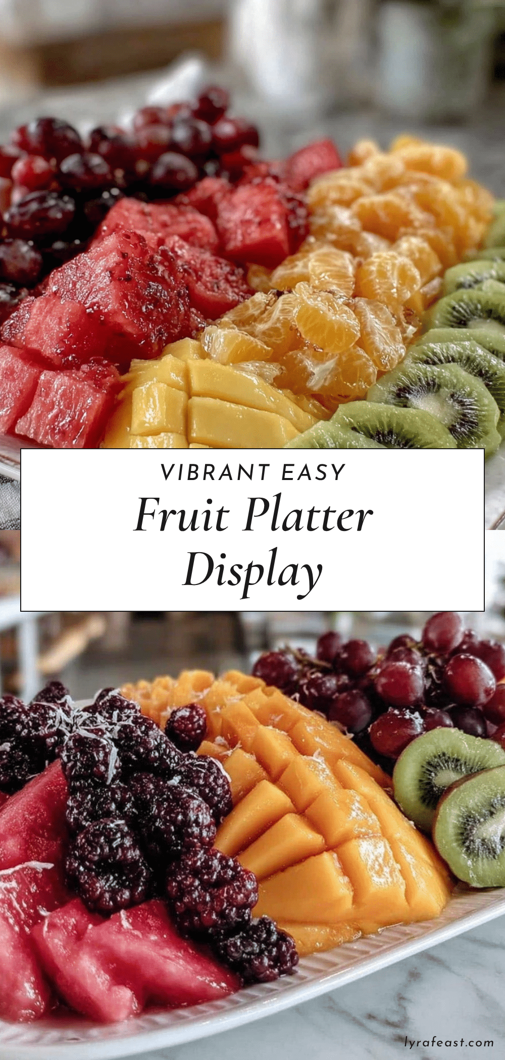 fresh easy fruit platter recipe