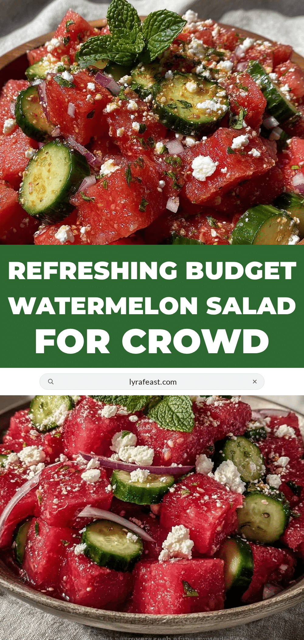 fresh watermelon salad recipe