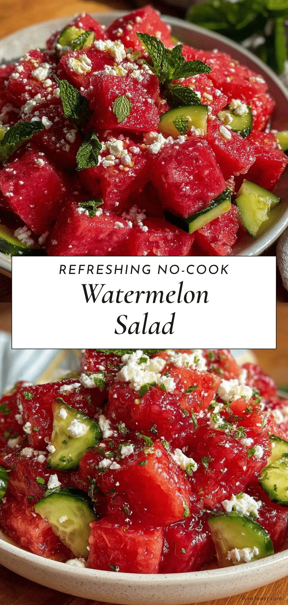 fresh watermelon salad recipe