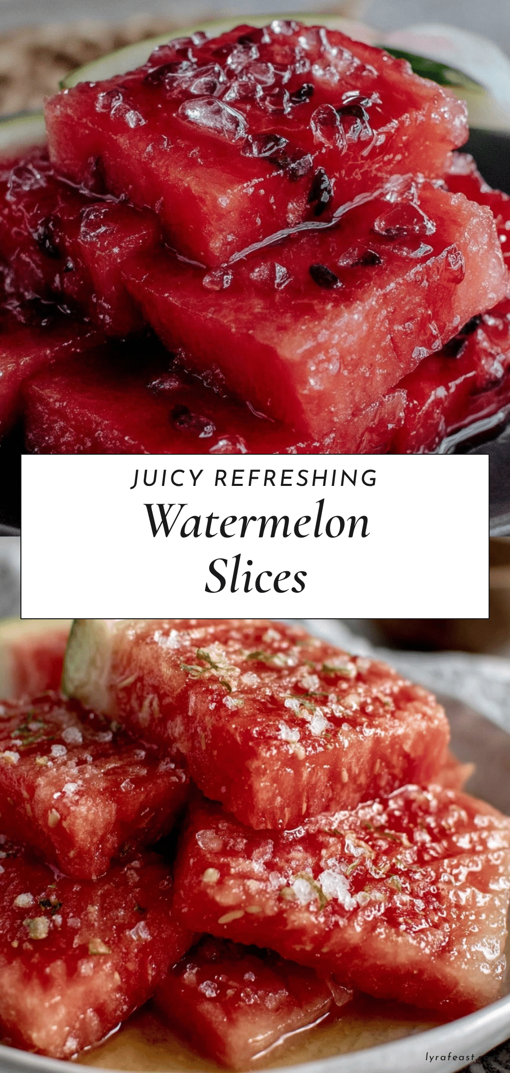 fresh watermelon slices recipe