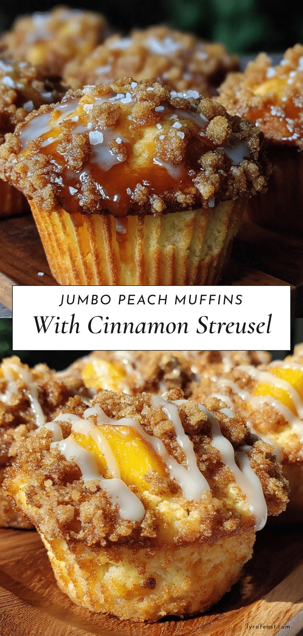 jumbo fresh peach muffins recipe