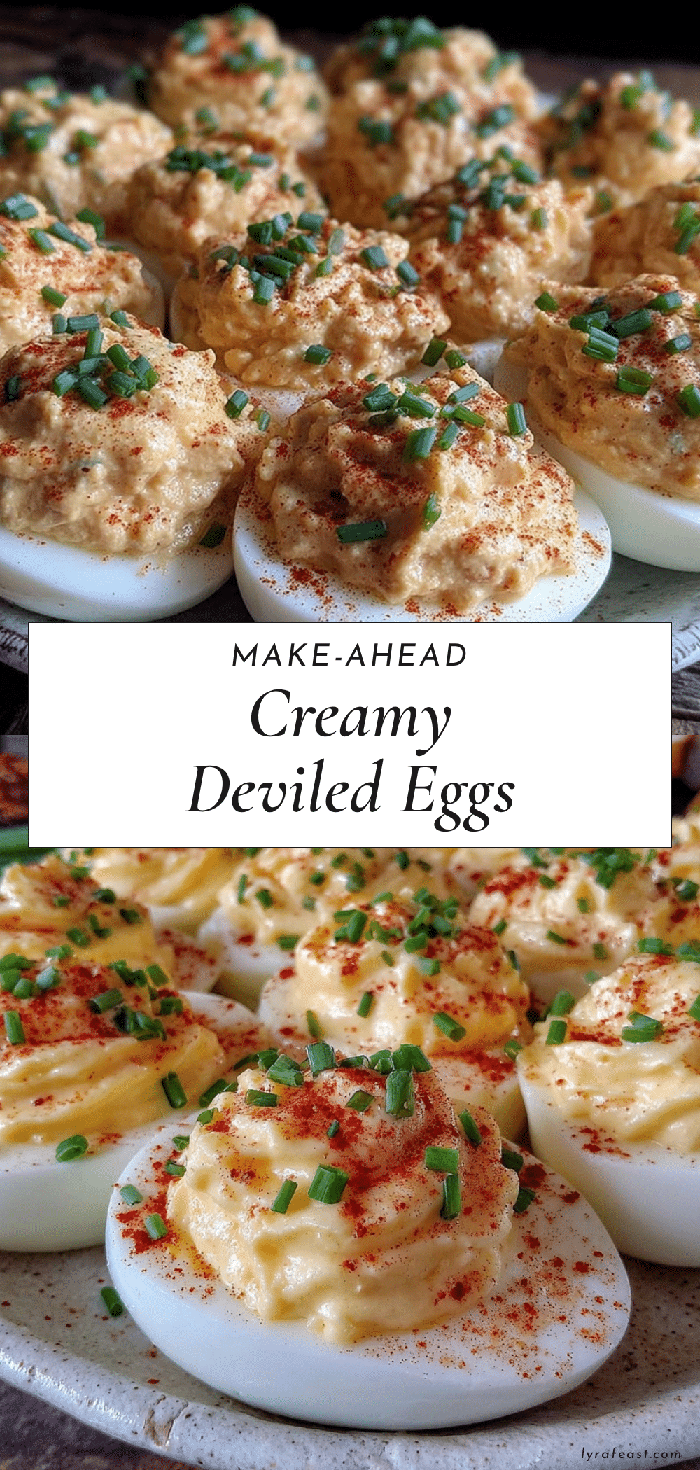 make-ahead deviled eggs recipe