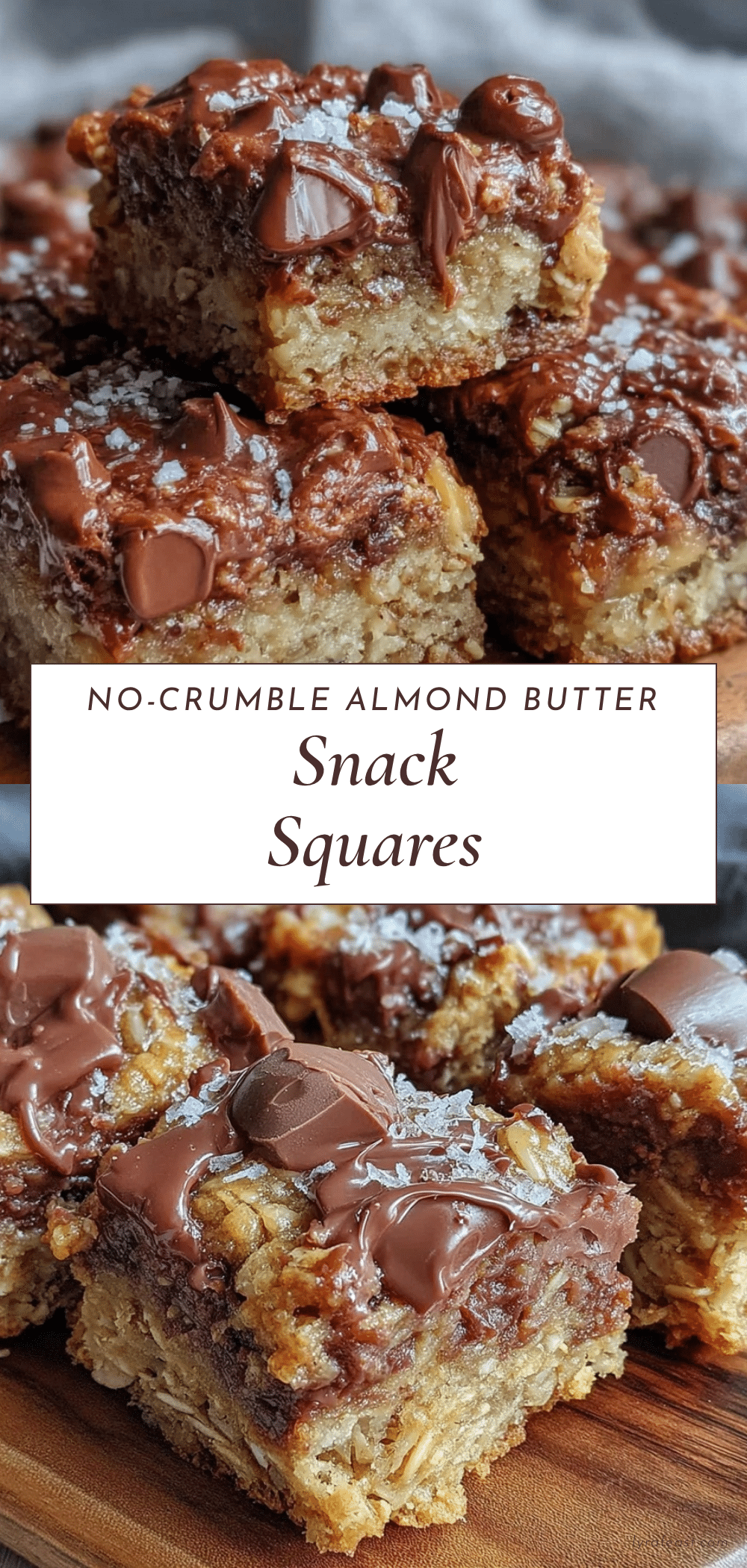 no-crumble almond butter snack squares recipe