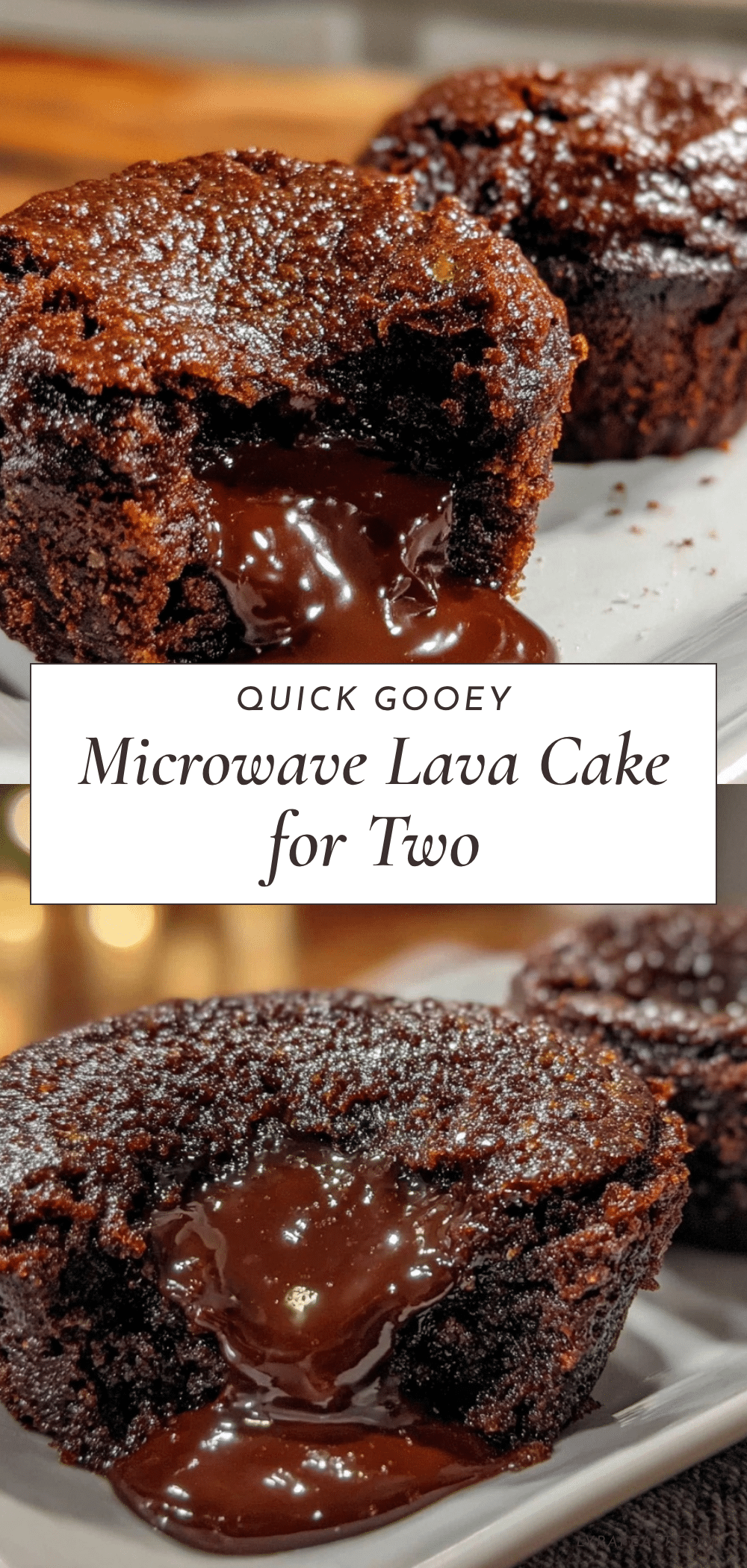 quick gooey microwave lava cake recipe
