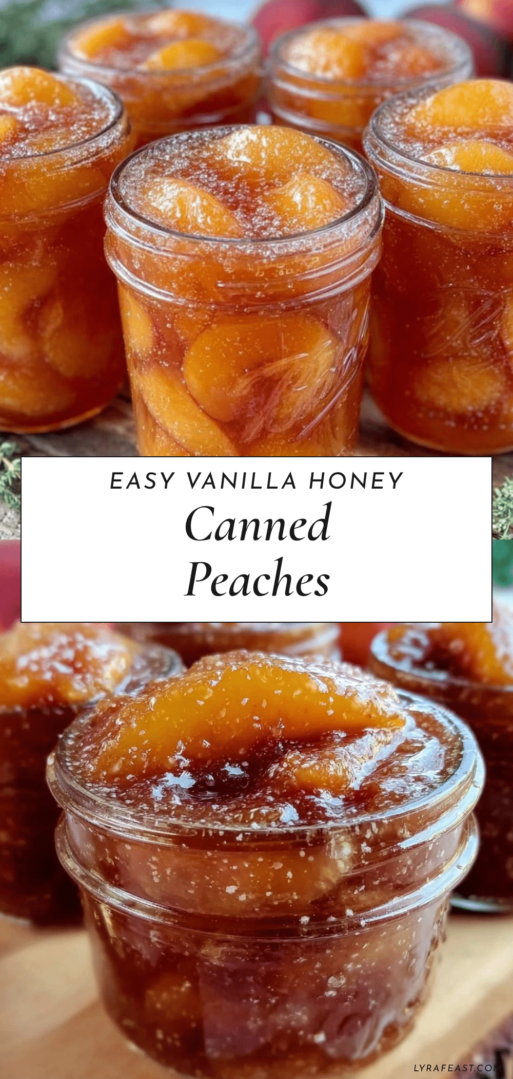 small-batch canned peaches recipe