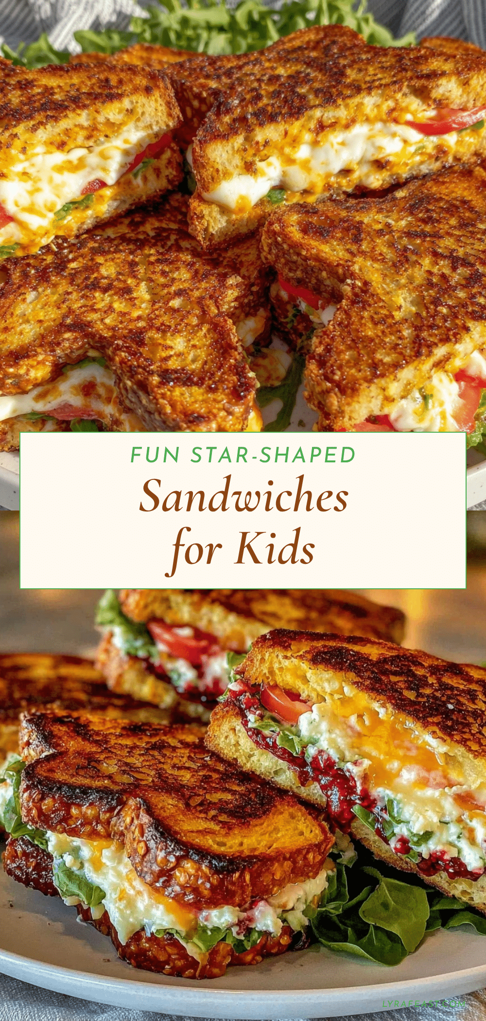 star-shaped sandwiches recipe