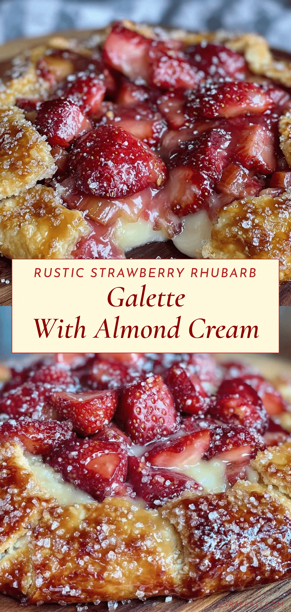 strawberry rhubarb galette recipe