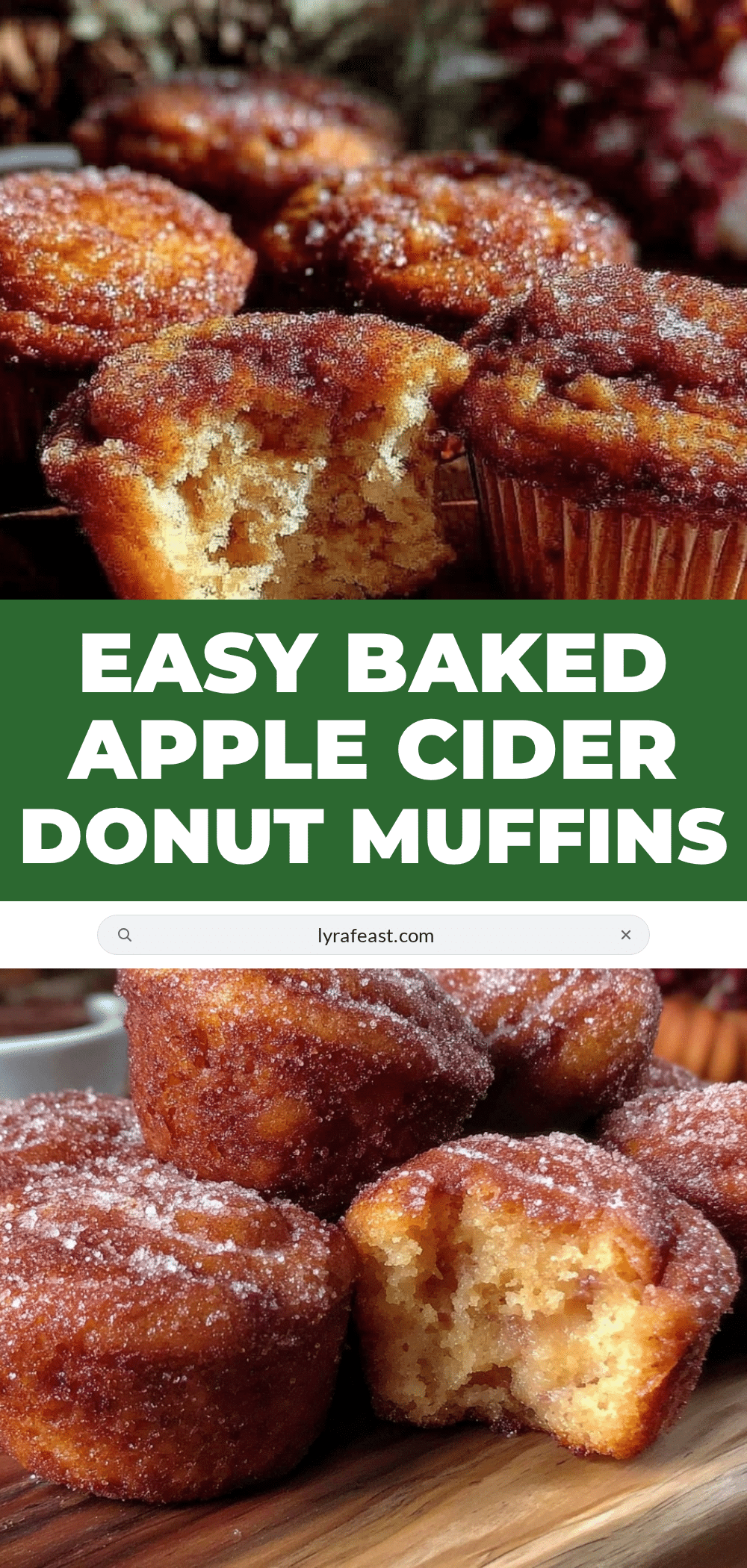 apple cider donut muffins recipe
