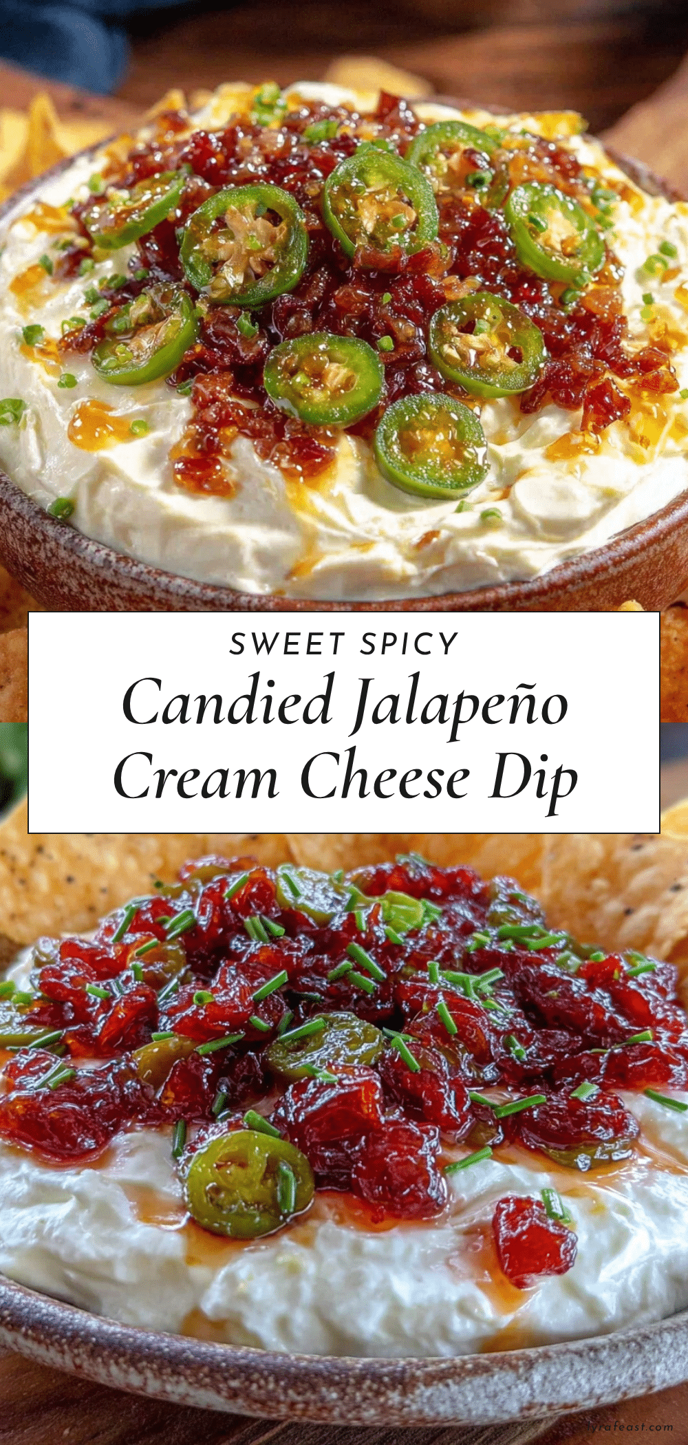 candied jalapeño cream cheese dip recipe