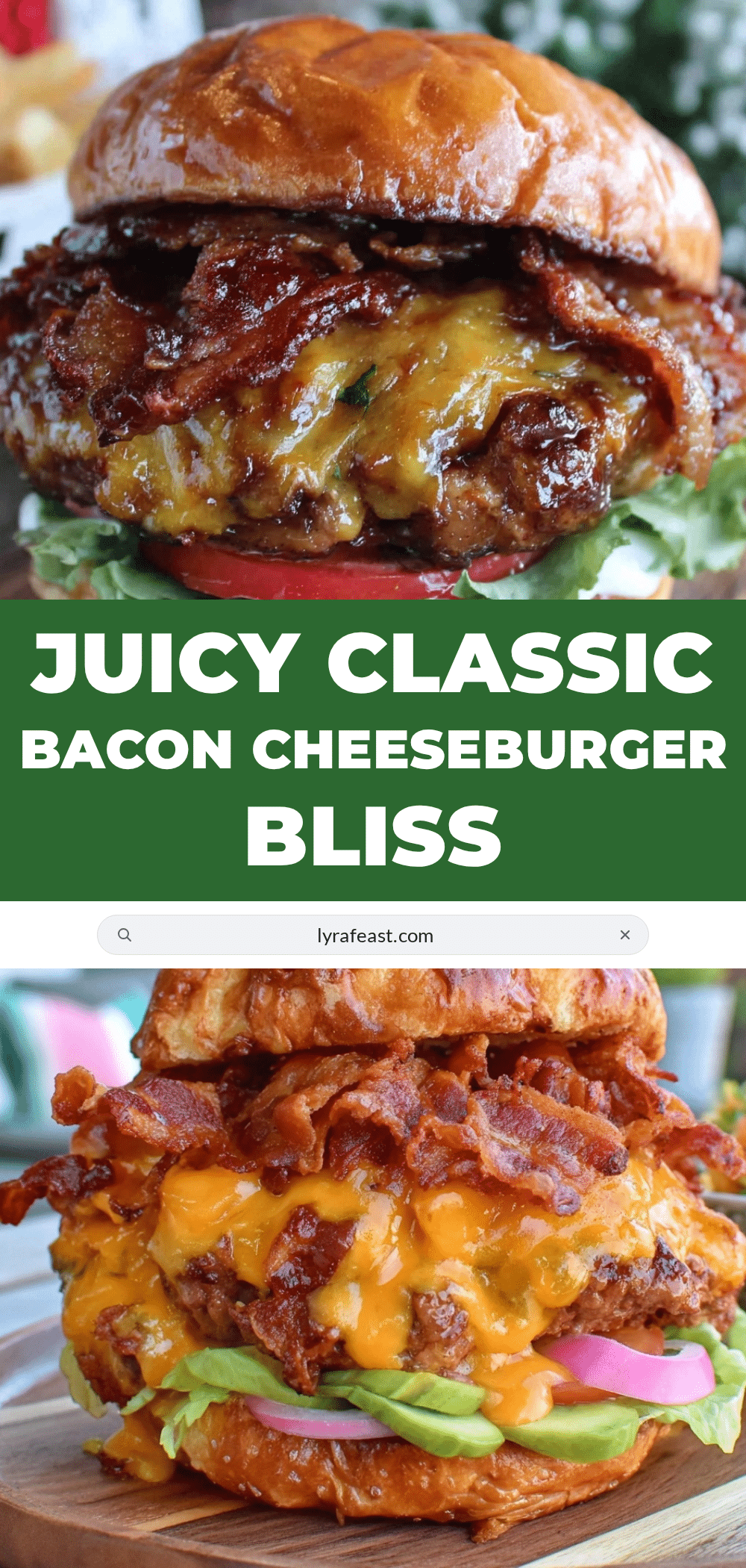 classic bacon cheeseburger recipe recipe