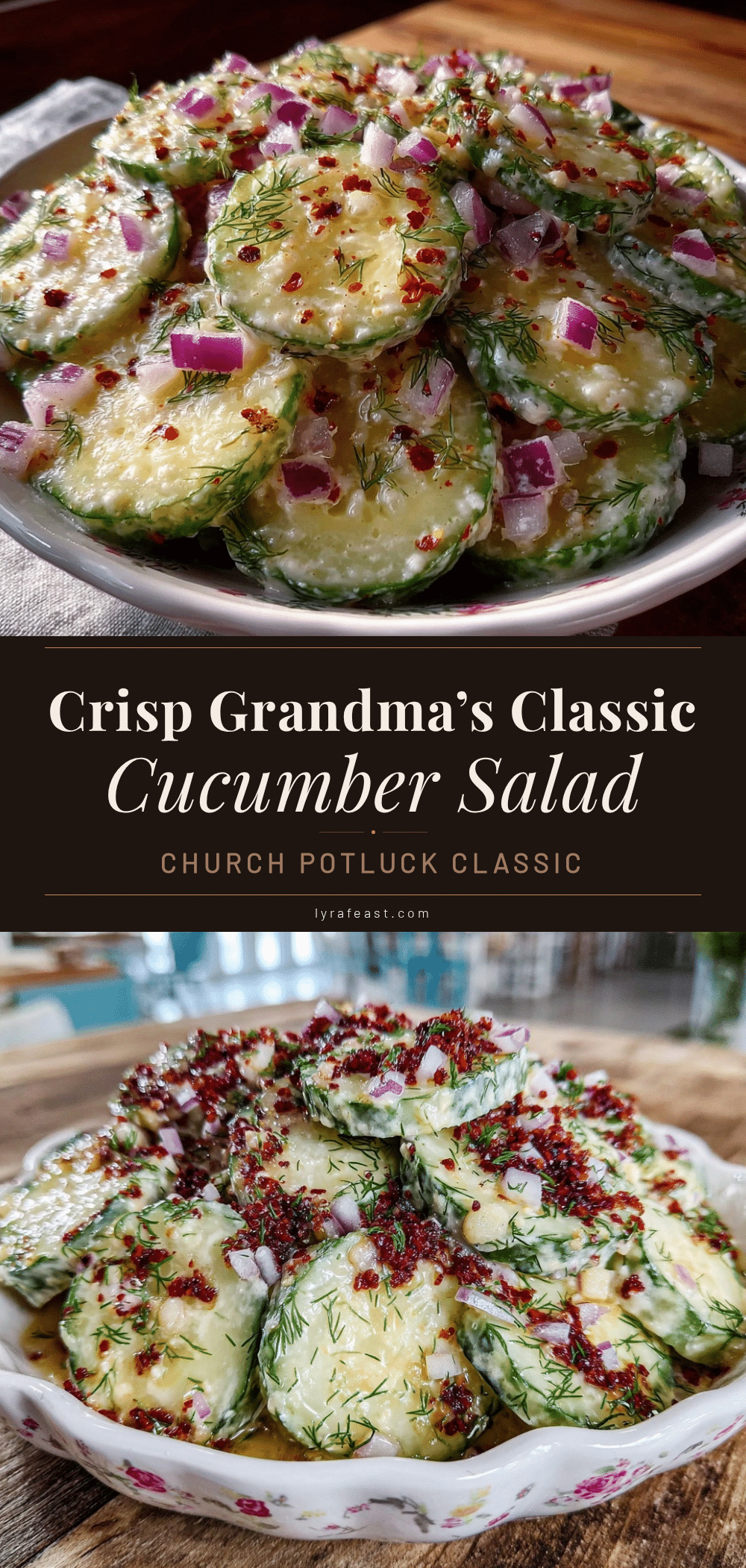 classic grandma’s cucumber salad recipe recipe