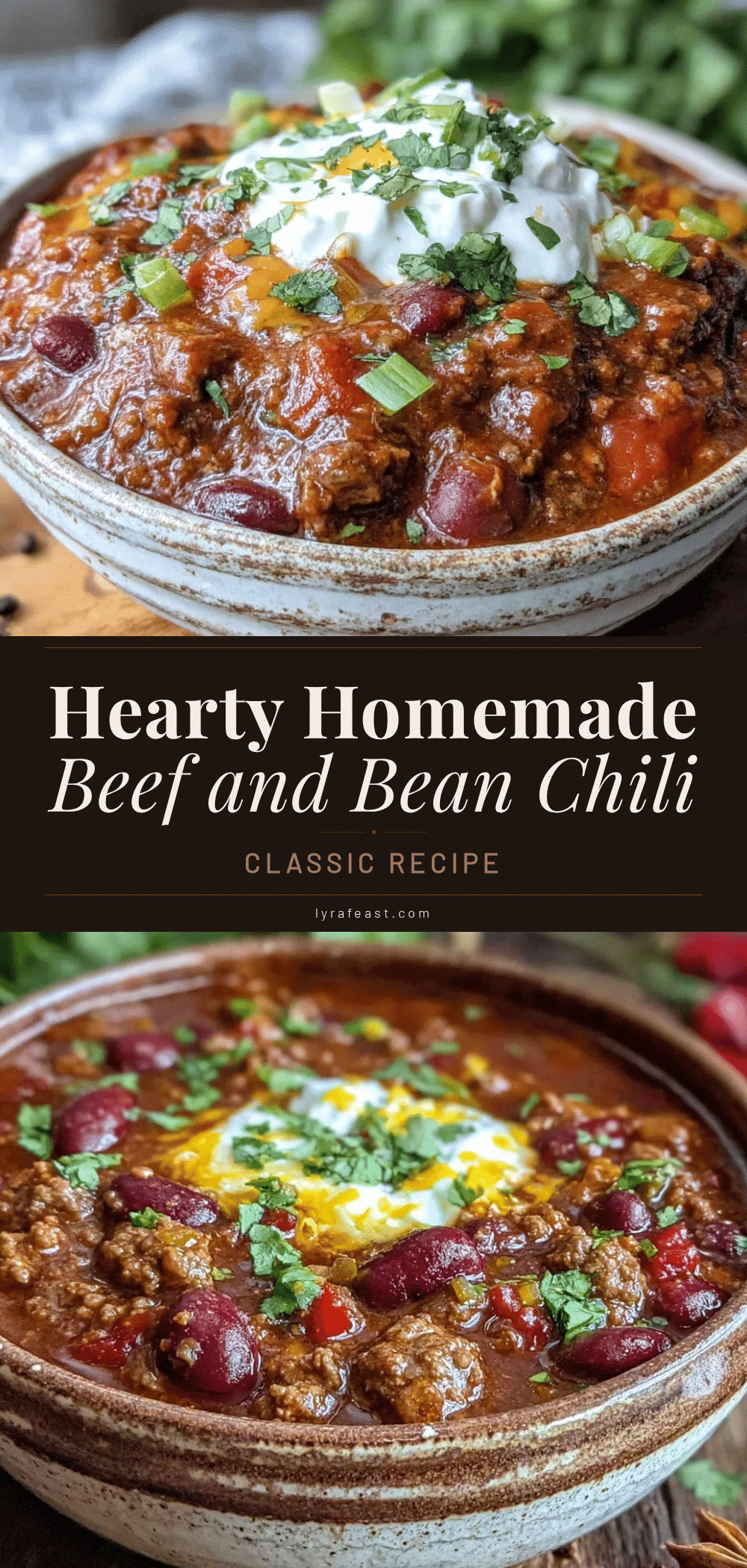 cozy homemade chili recipe