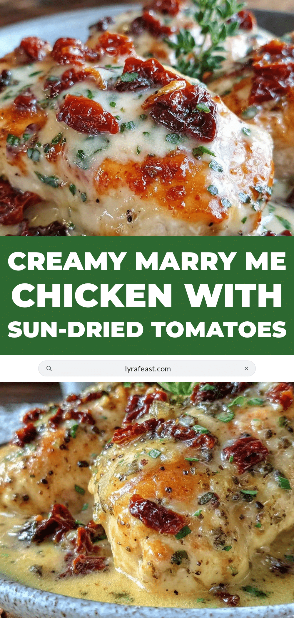 creamy marry me chicken recipe