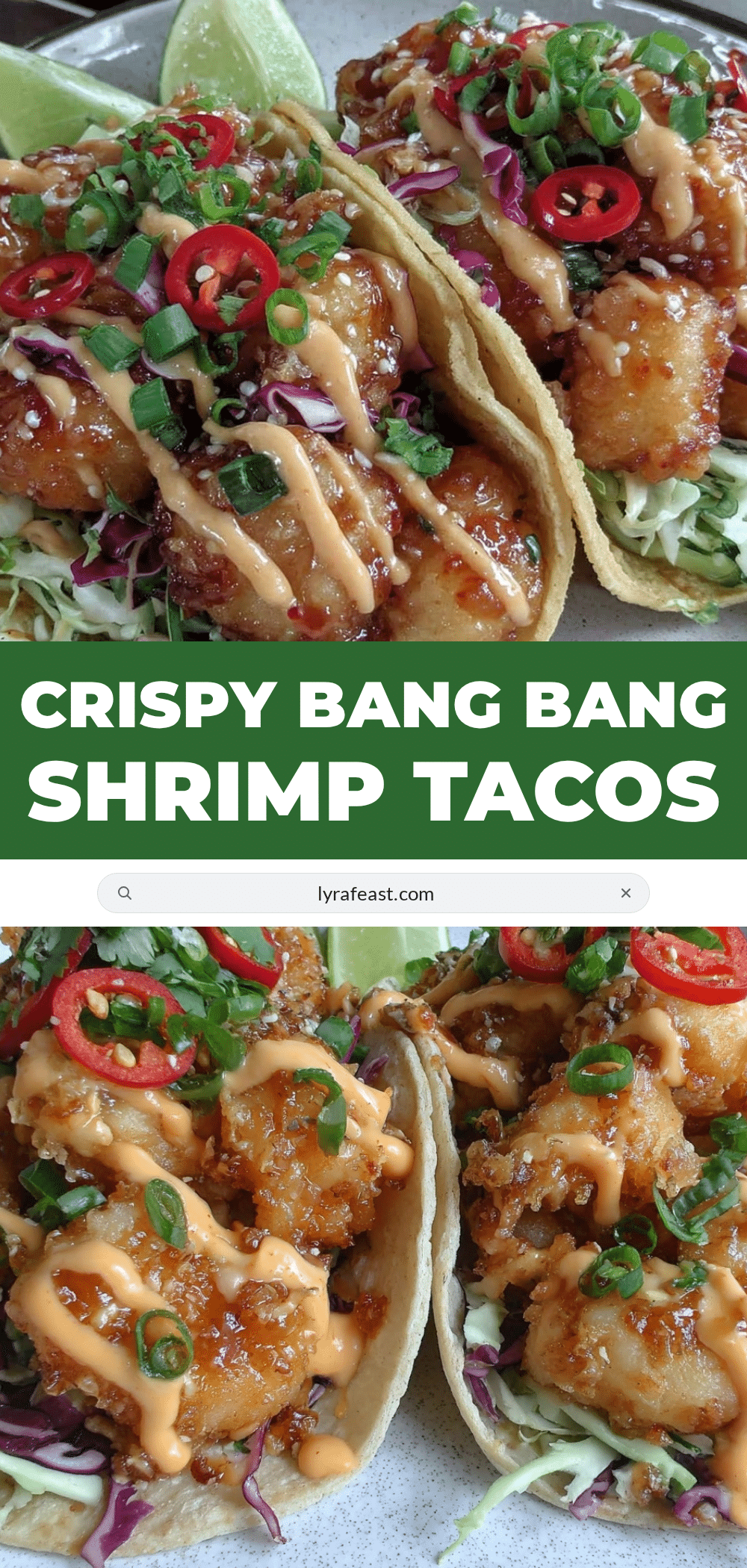crispy bang bang shrimp tacos recipe