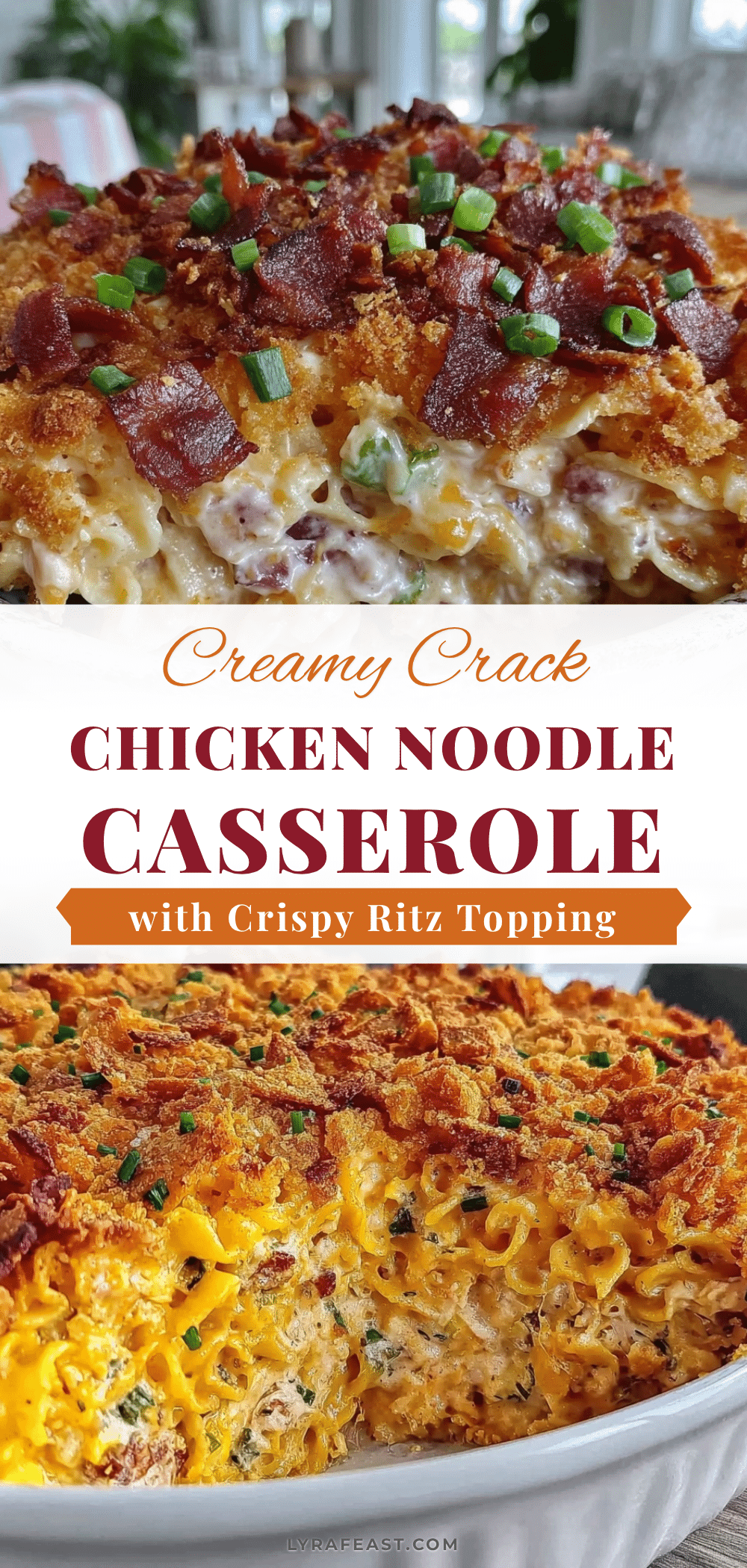 crispy crack chicken noodle casserole recipe