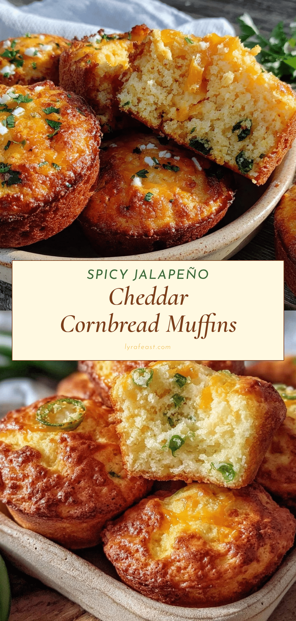 crispy jalapeño cheddar cornbread muffins recipe