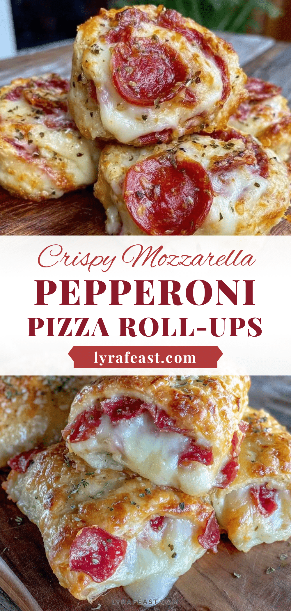 crispy pizza roll-ups recipe