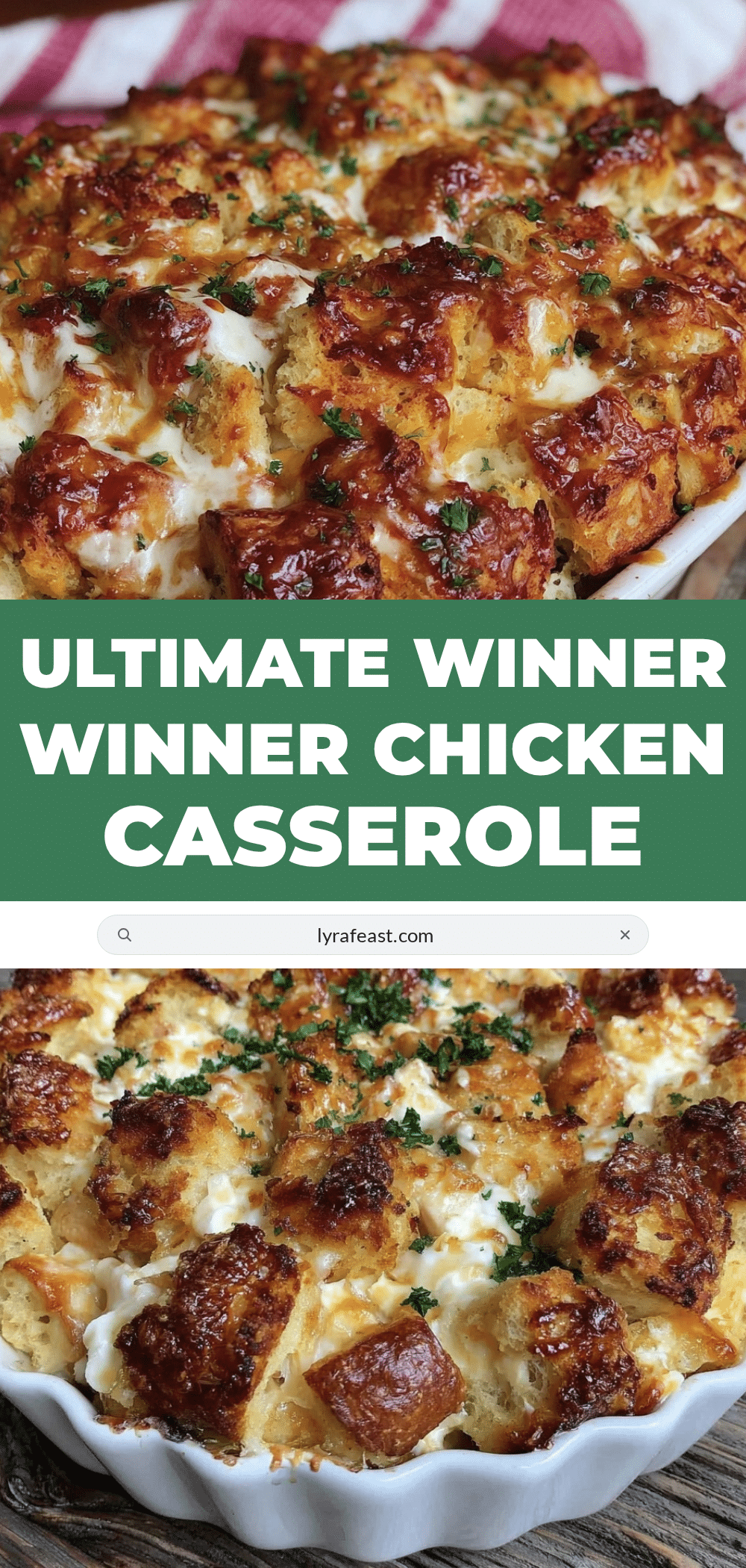 crispy winner winner chicken dinner casserole with stuffing recipe