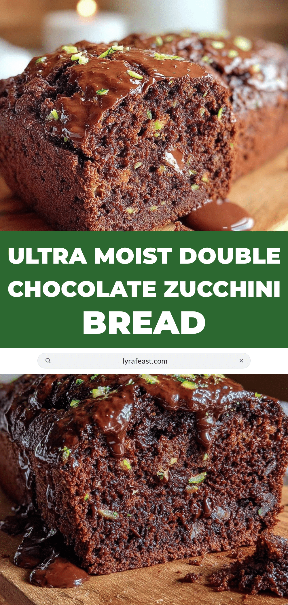 double chocolate zucchini bread recipe