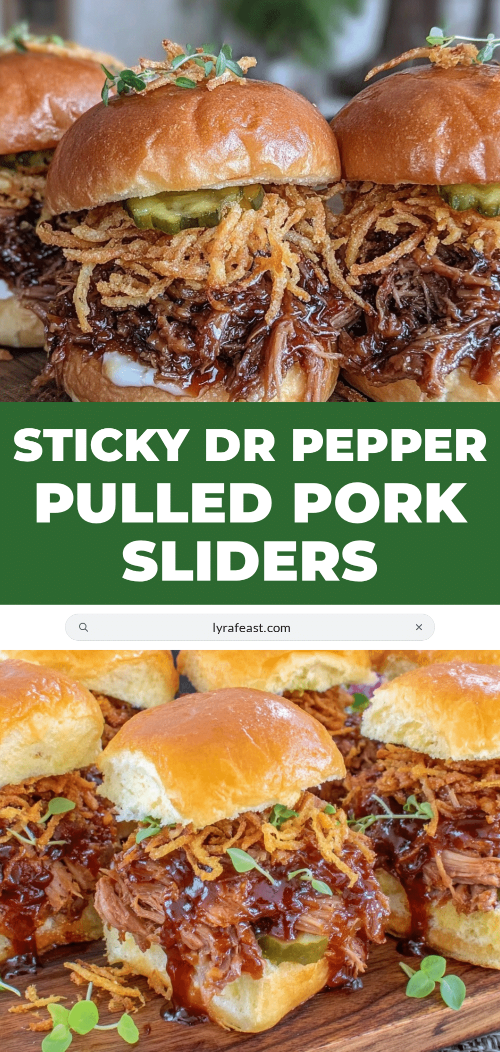Dr Pepper pulled pork sliders recipe