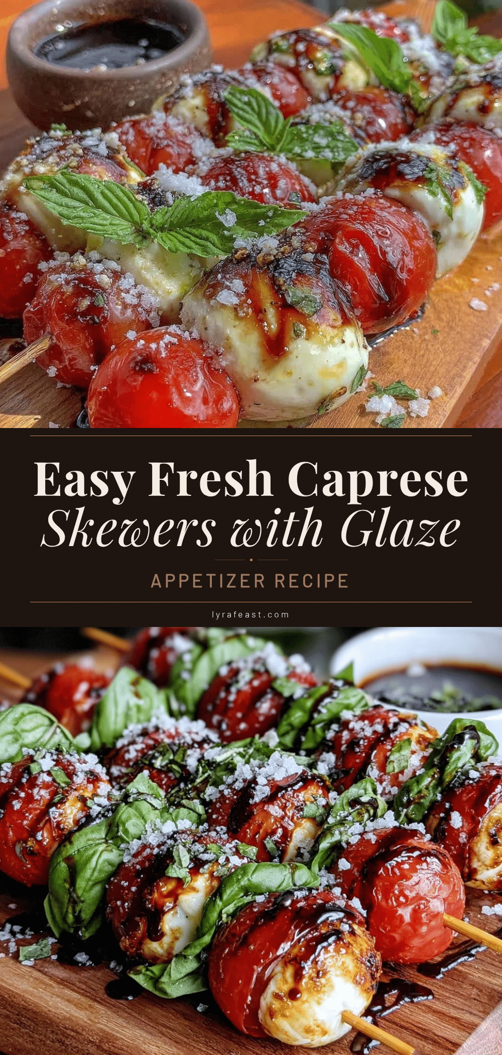 easy fresh caprese skewers recipe