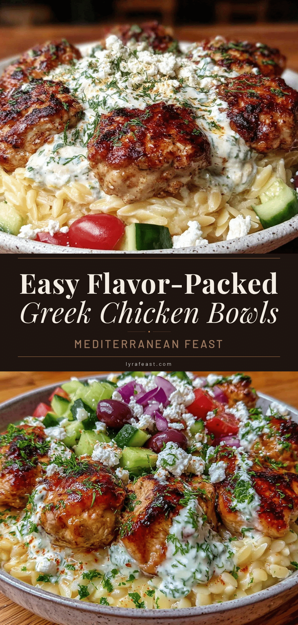 Greek Chicken Bowls recipe