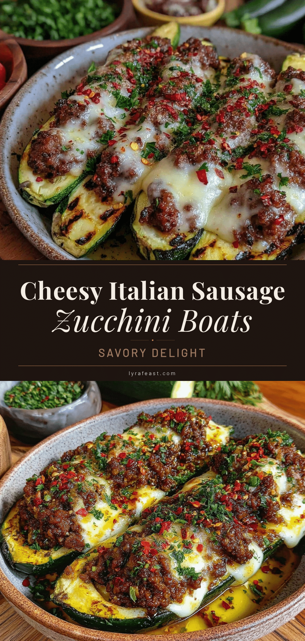 grilled zucchini boats recipe