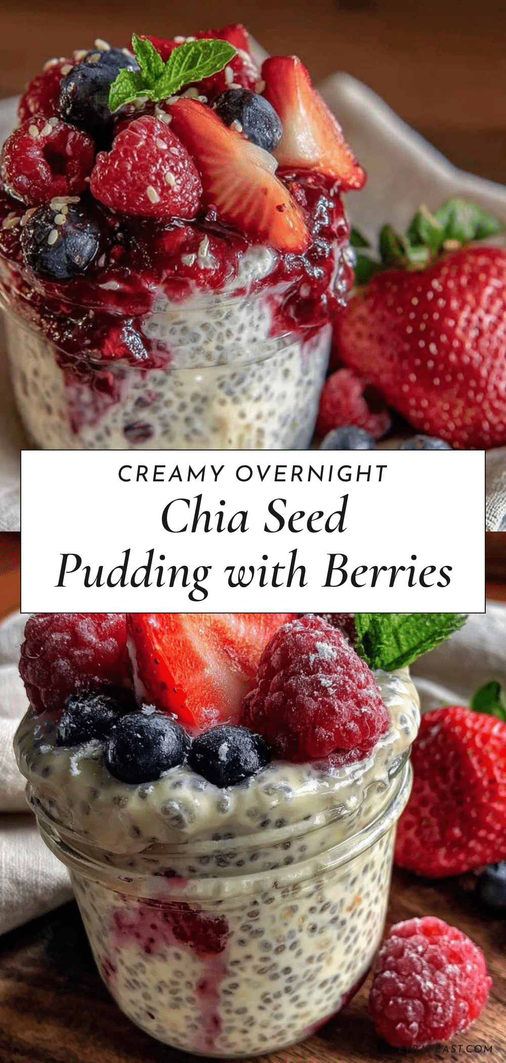 healthy overnight chia seed pudding recipe