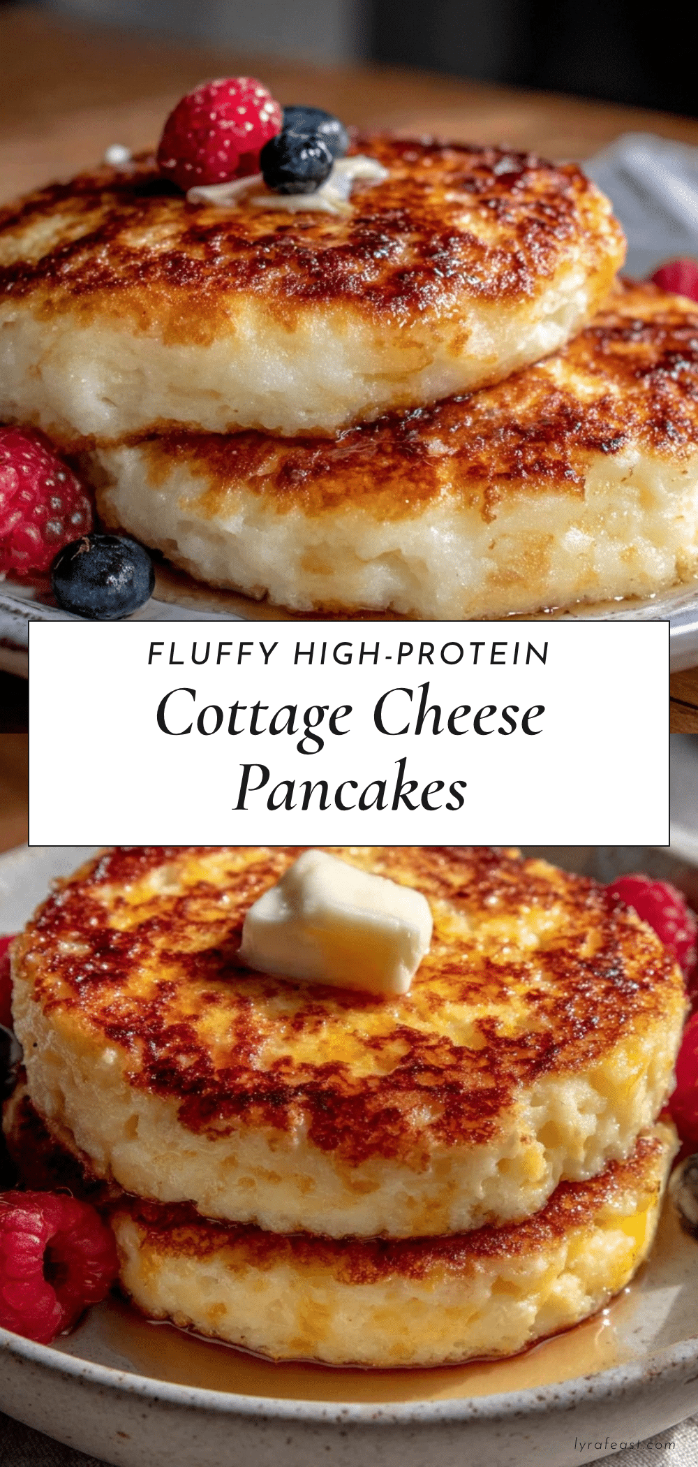 high-protein cottage cheese pancakes recipe