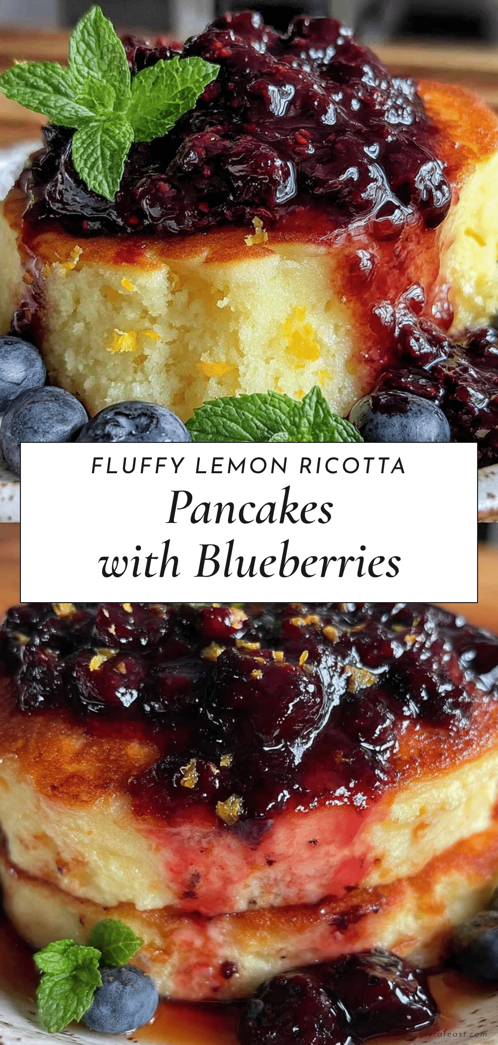 lemon ricotta pancakes recipe