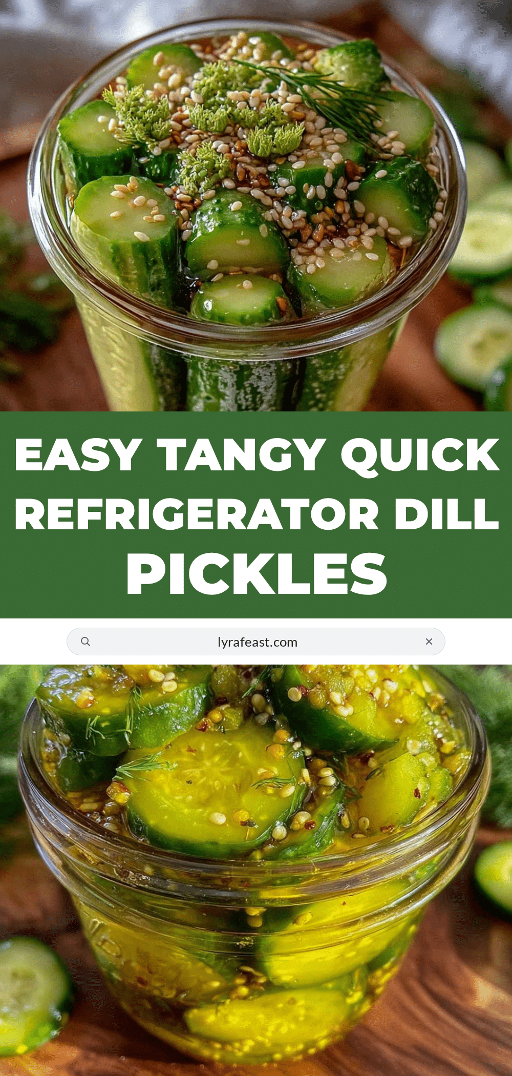 refrigerator dill pickles recipe