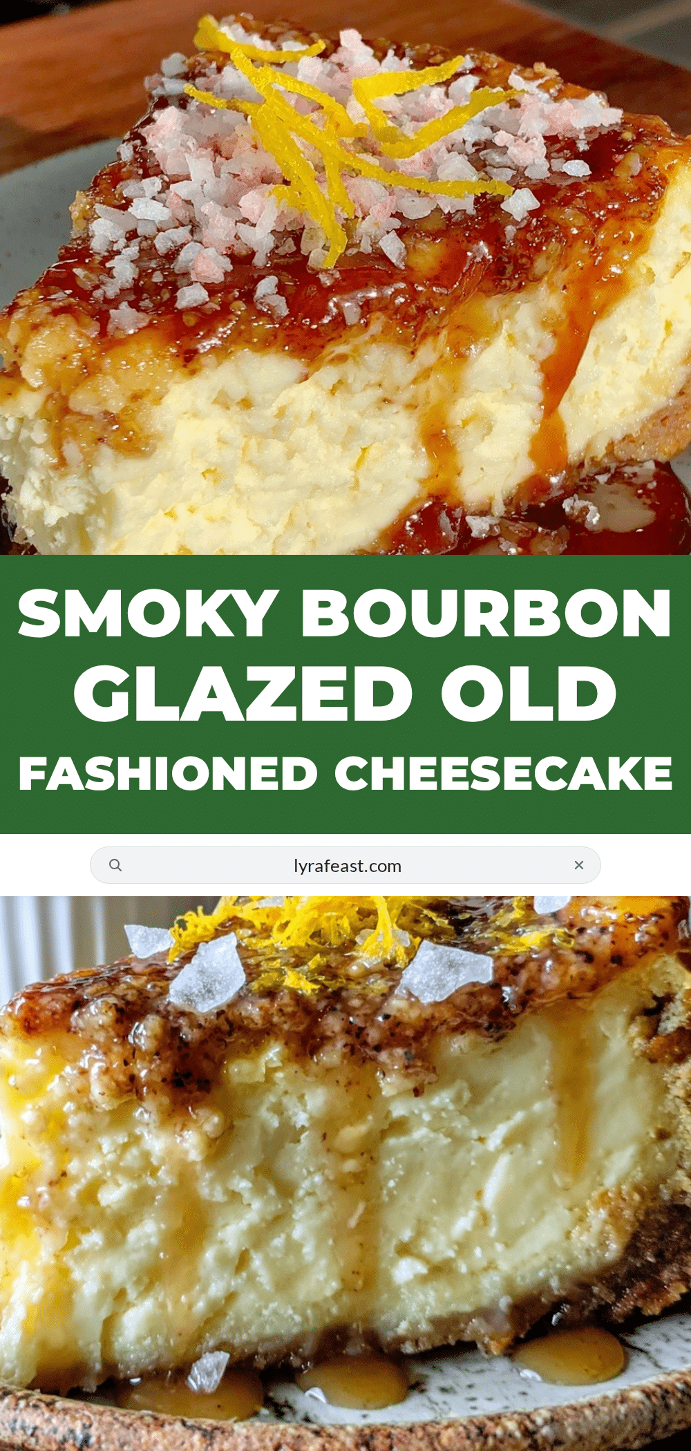 Smoked Old Fashioned Cheesecake recipe