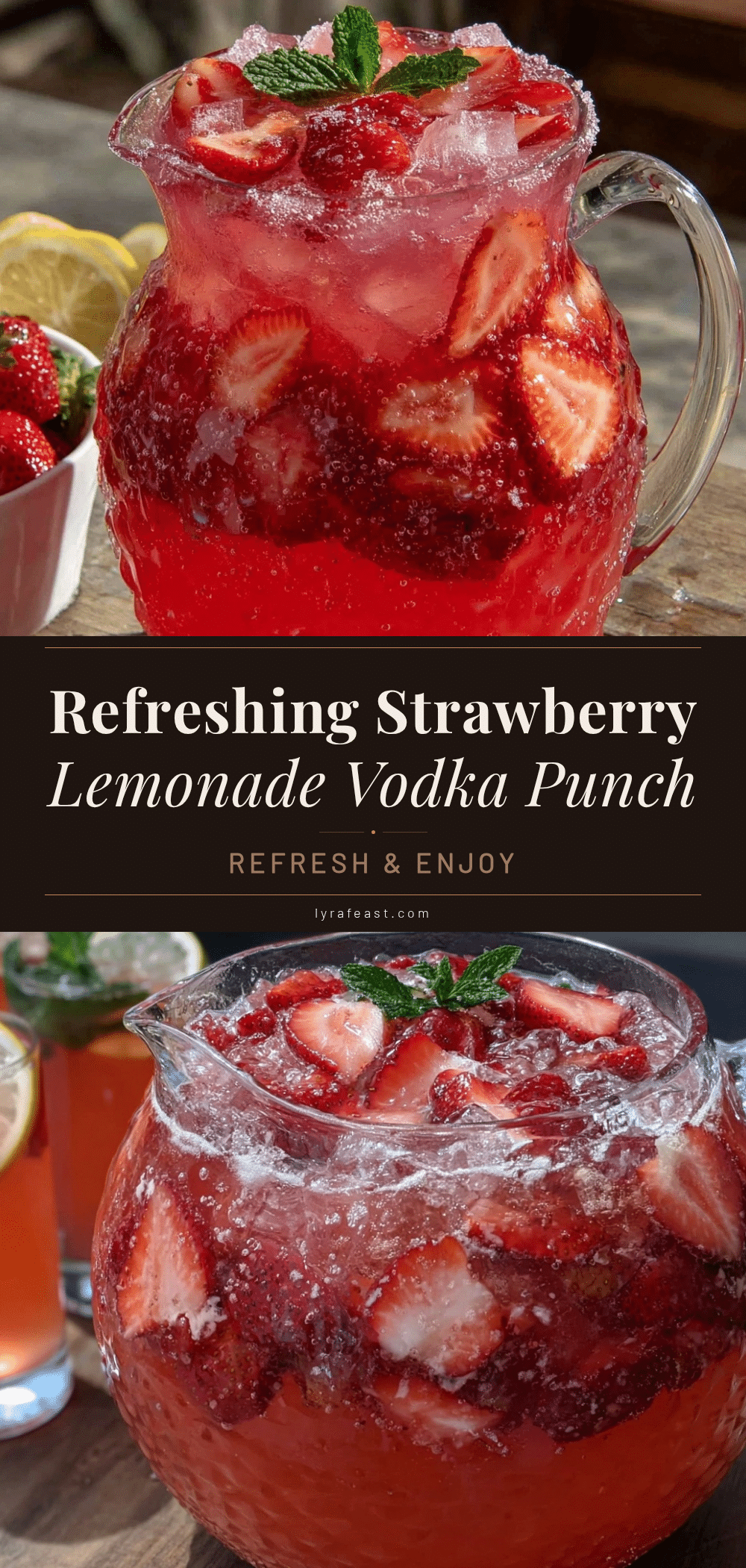 strawberry lemonade vodka punch recipe