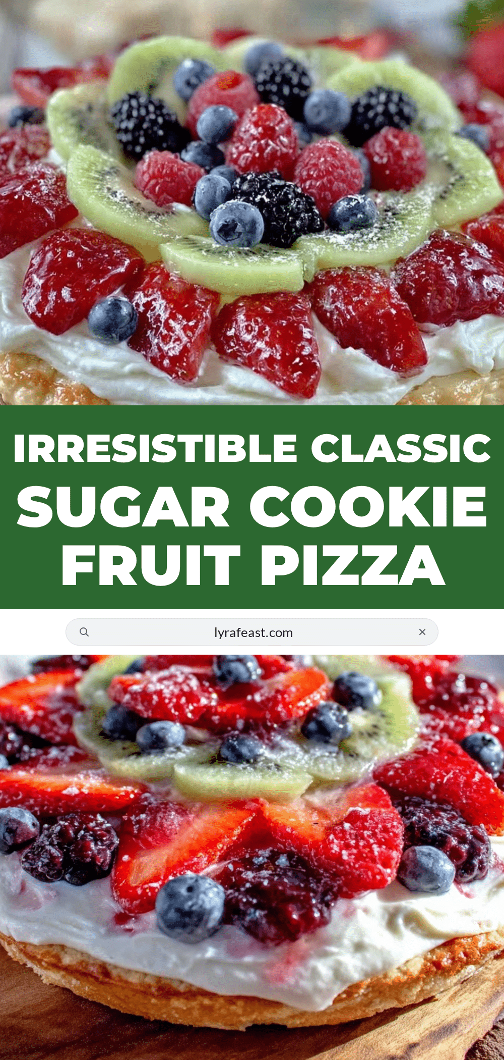 sugar cookie fruit pizza recipe