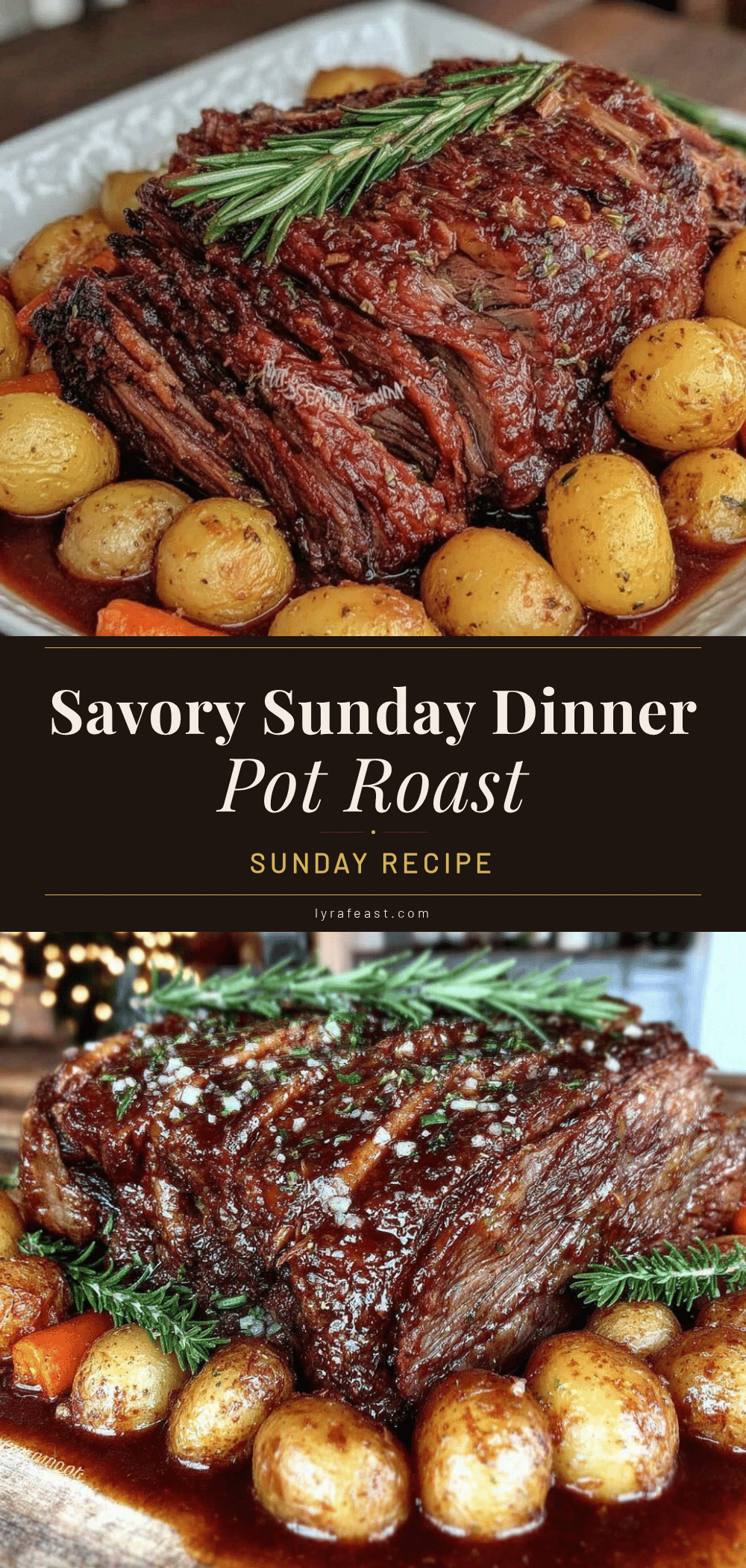 Sunday dinner pot roast recipe