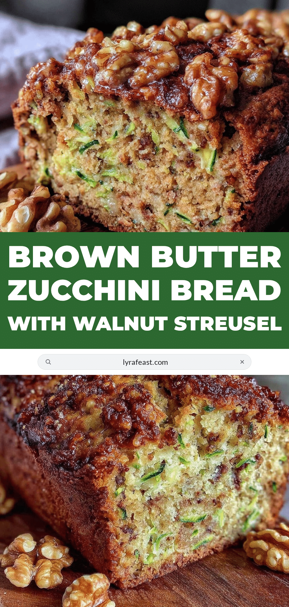 brown butter zucchini bread recipe