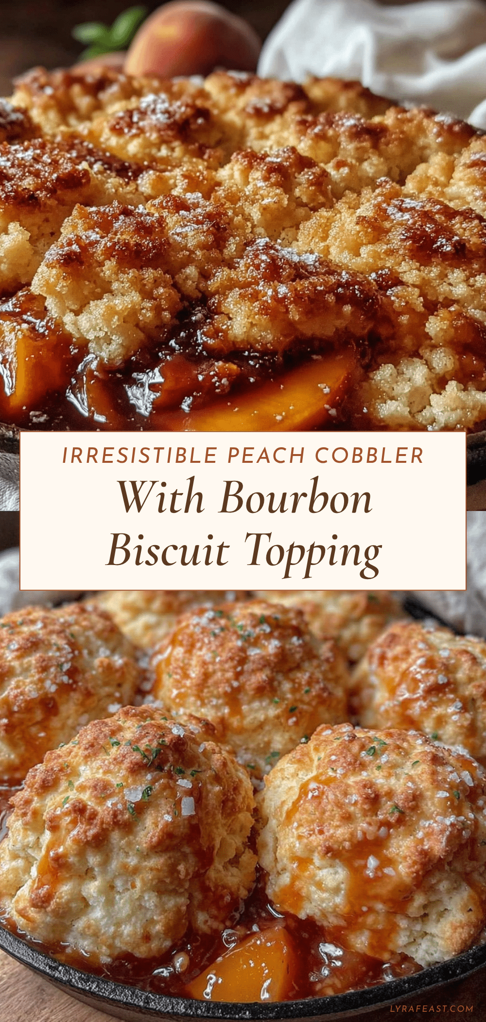 cast iron skillet peach cobbler recipe