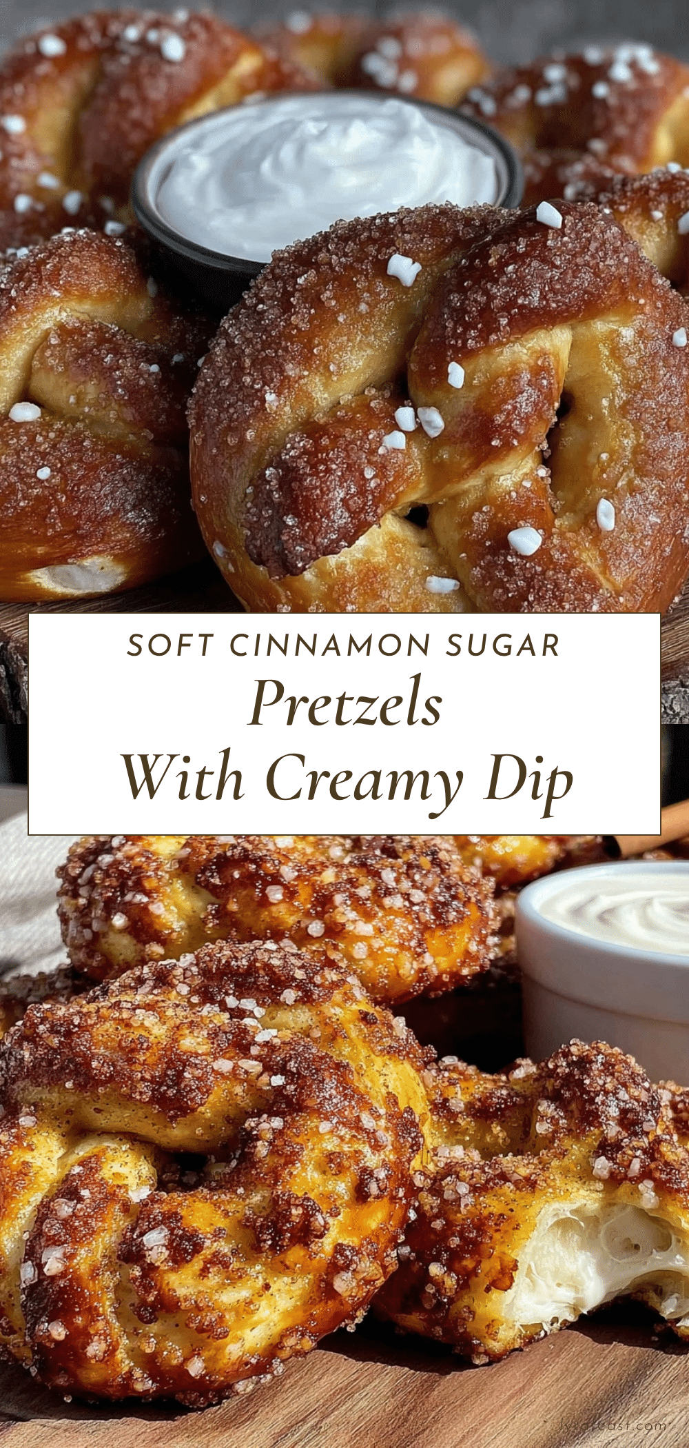 cinnamon sugar soft pretzels recipe
