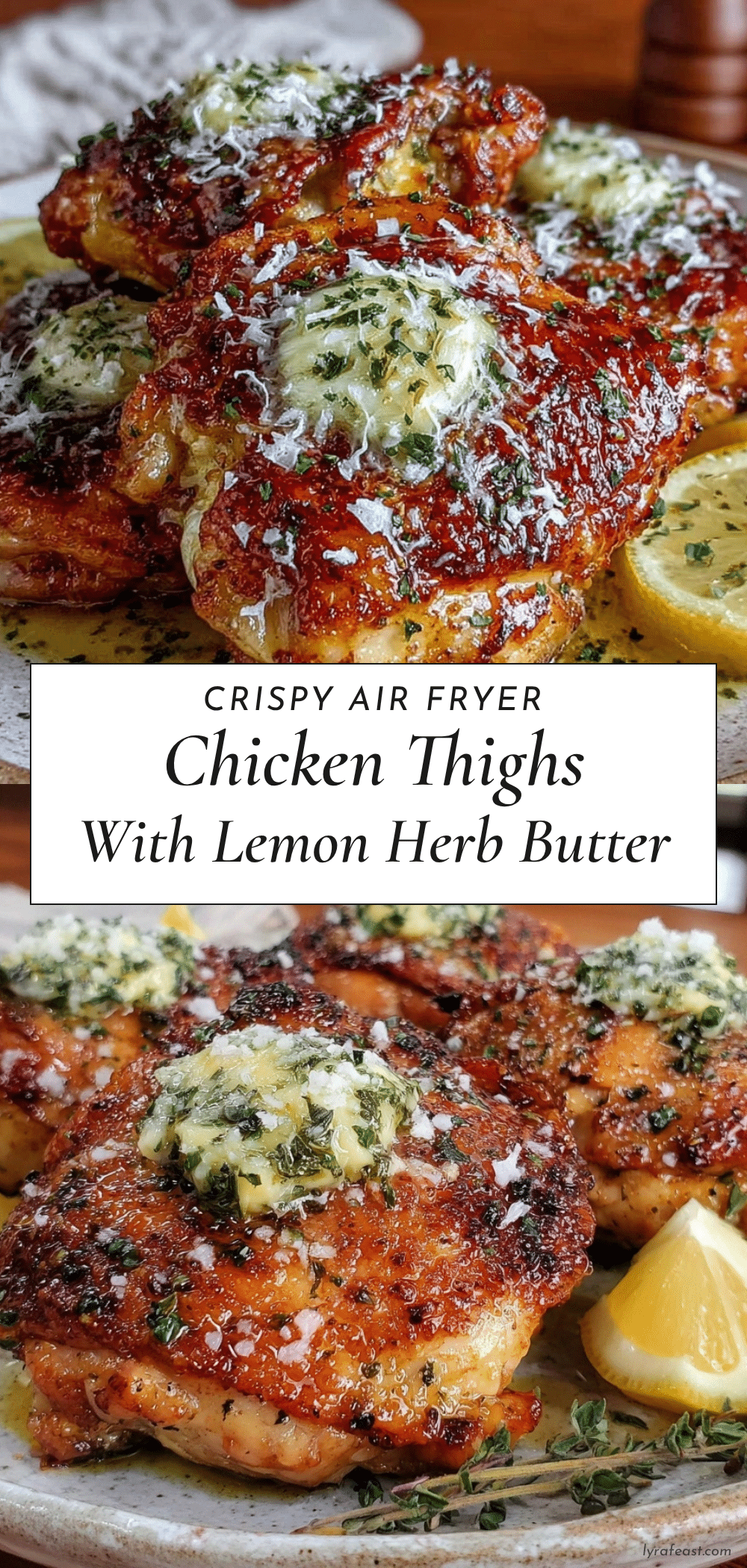 crispy air fryer chicken thighs recipe