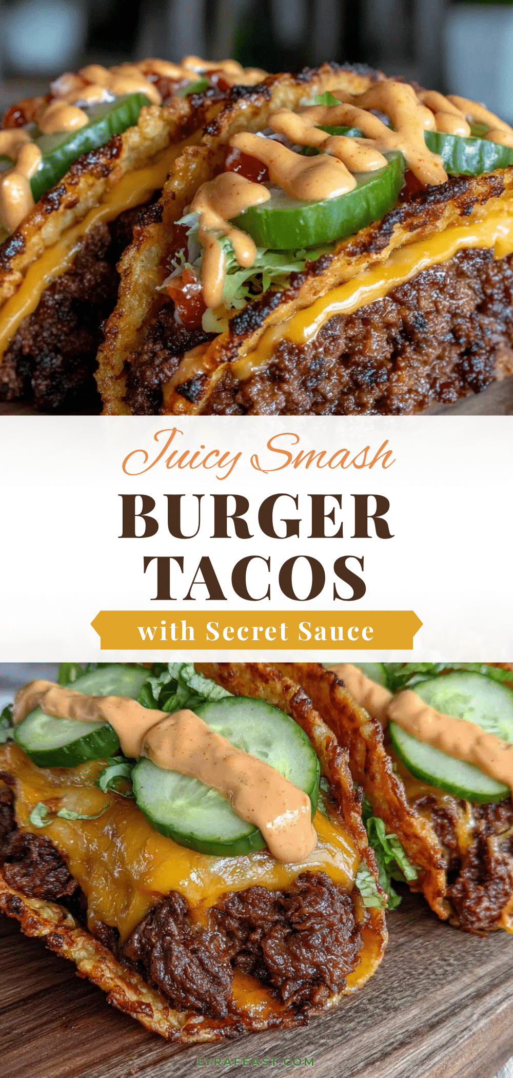 crispy smash burger tacos recipe