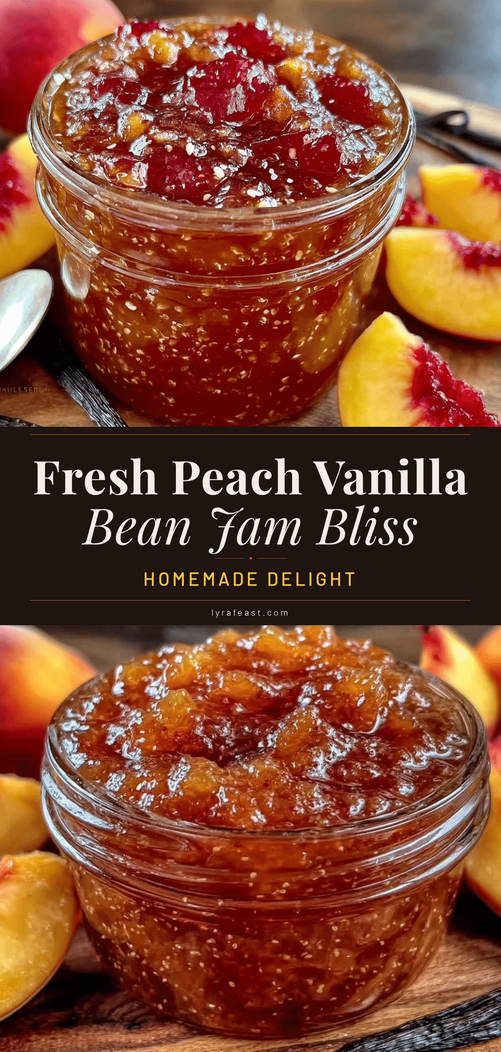 fresh homemade peach jam recipe