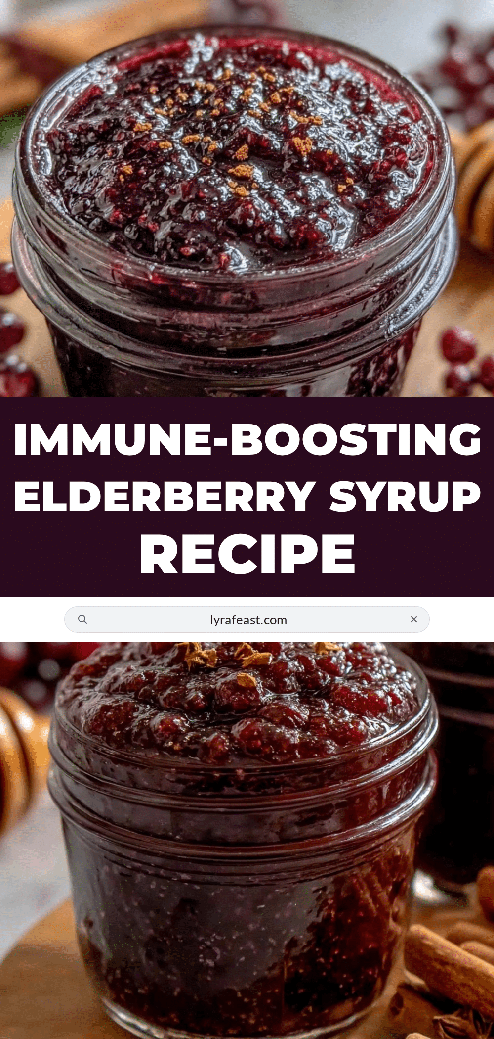 healthy homemade elderberry syrup recipe